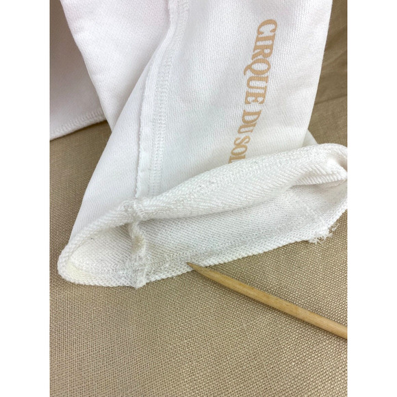 Cirque Du Soleil Jacket And I am Free 100% Cotton Full Zip White Size XL - Picture 7 of 12